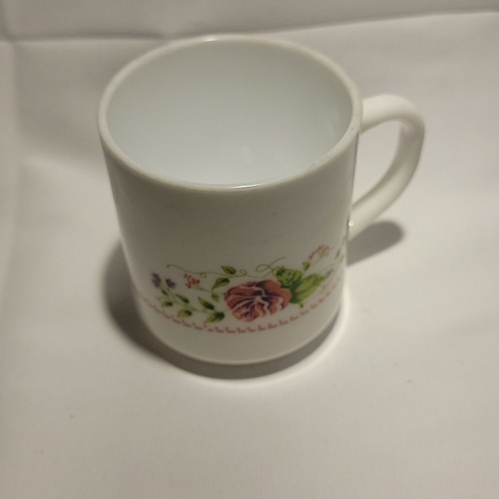 Floral coffee mug